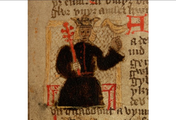 Delwedd Brenin / Image of King  - Hawlfraint Amgueddfa Cymru / Copyright National Museum of Wales