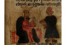 Gwytherin a Merlin - Hawlfraint Llyfrgell Genedlaethol Cymru / Copyright National Library of Wales