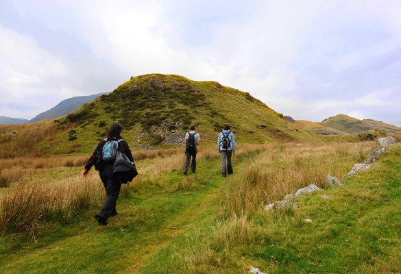 Bryn y Castell - Hawlfraint Awdurdod Parc Cenedlaethol Eryri / Copyright Snowdonia National Park Authority